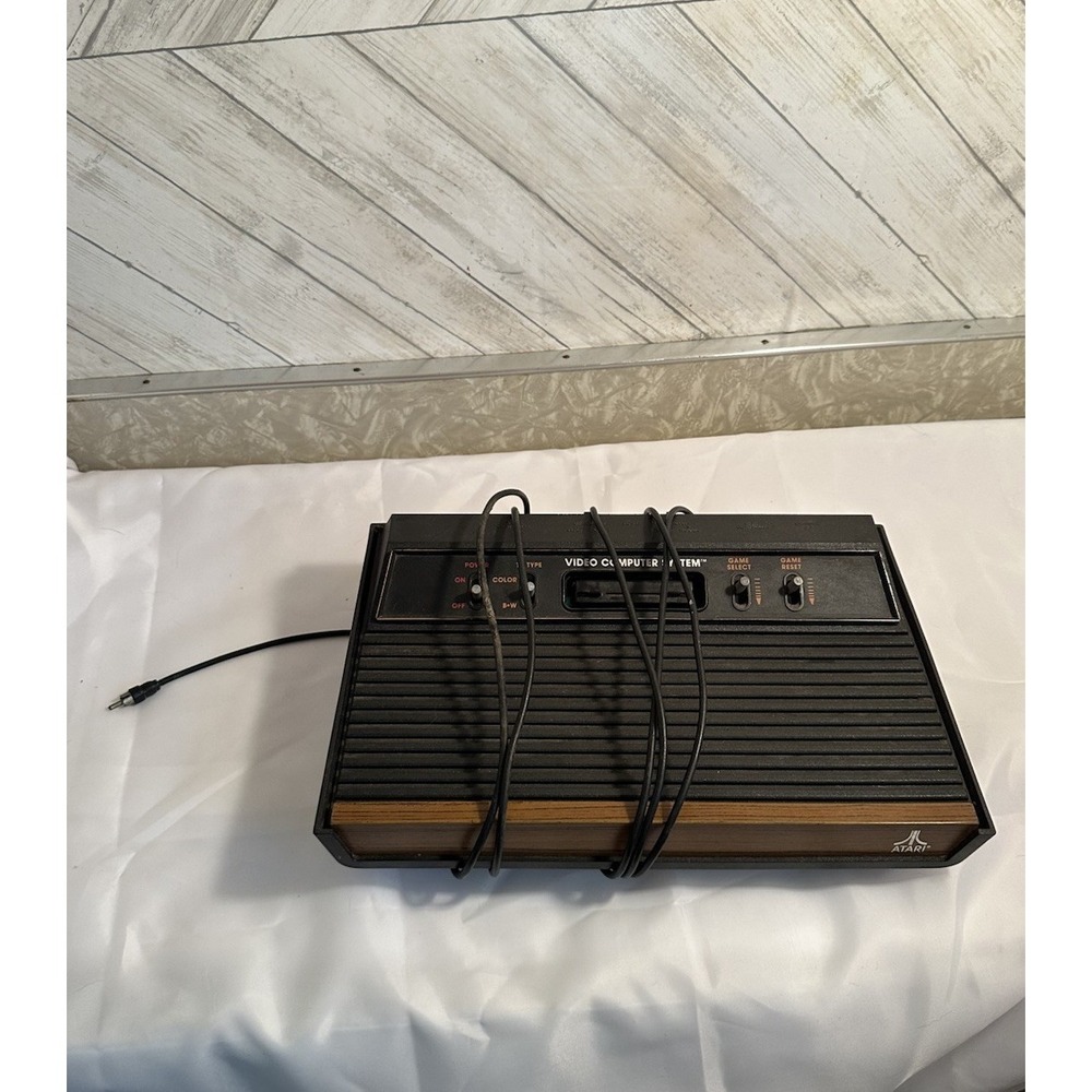 Atari CX-2600 Console AS IS UNTESTED Missing Some Cords